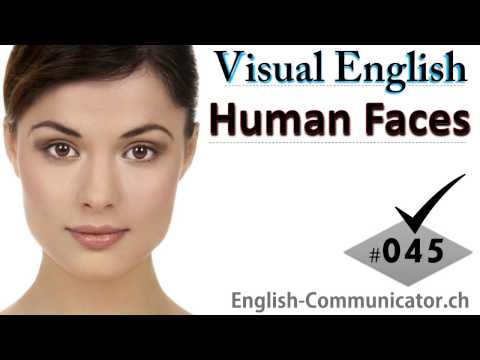 #045 Visual English Language Learning Practical Vocabulary Human Faces